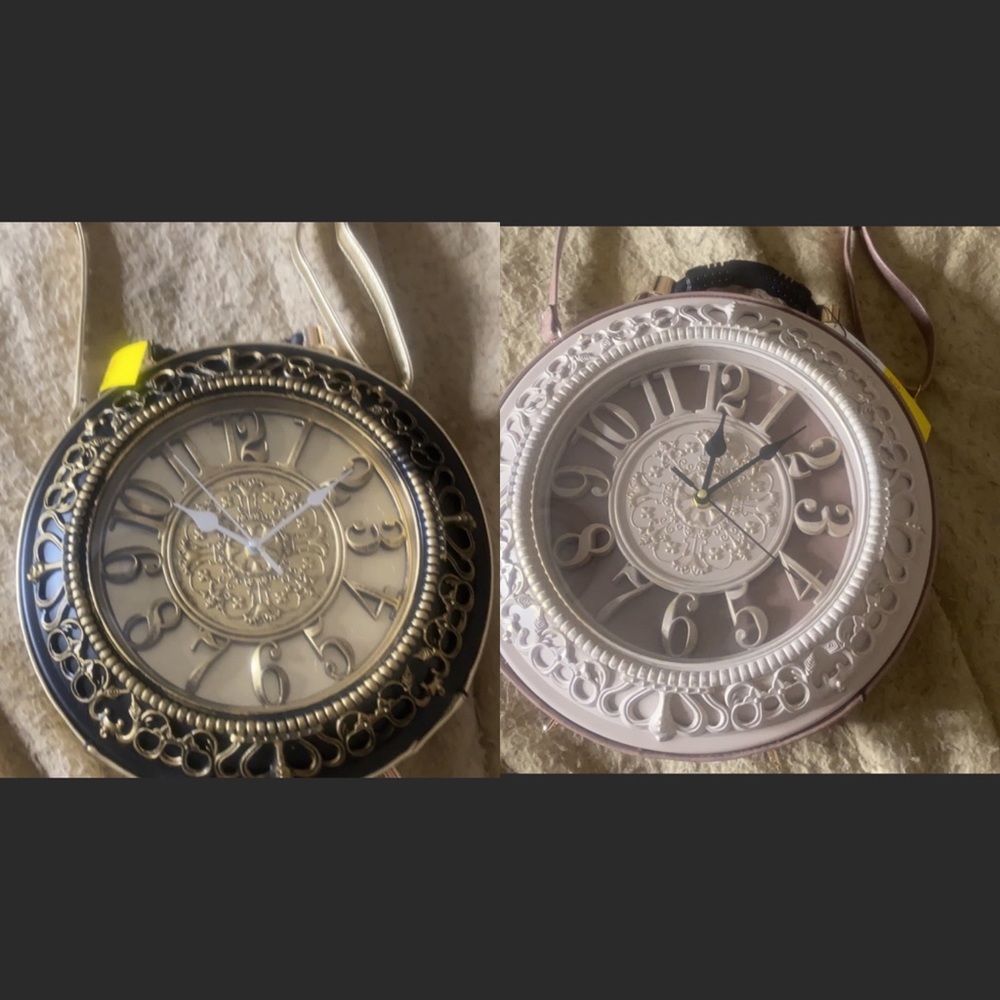 Rose Gold Clock Purse